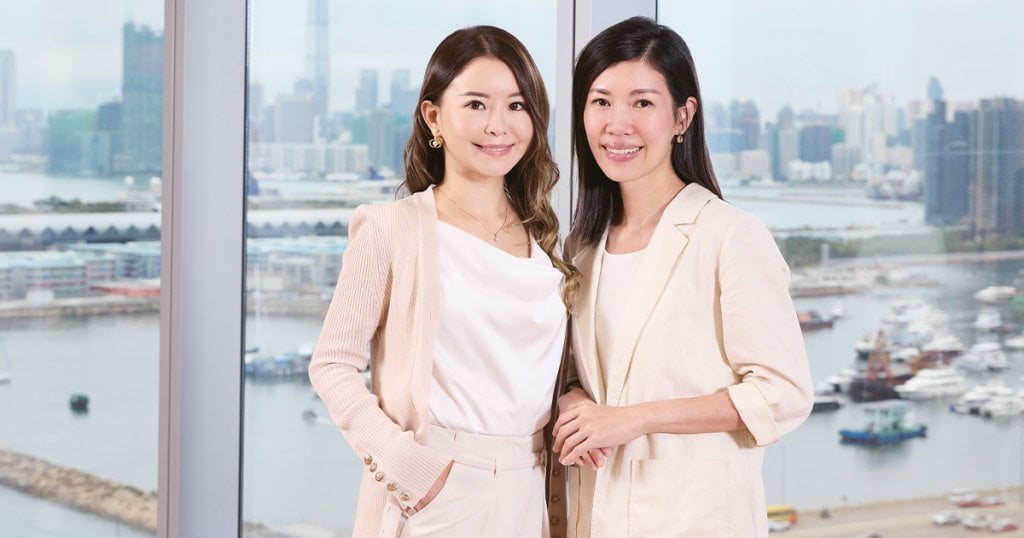 黎思運 宏利ceo計劃 (左起)宏利區域經理霍鈴姍(Michelle)及宏利財富管理經理黎思運(Astrid)