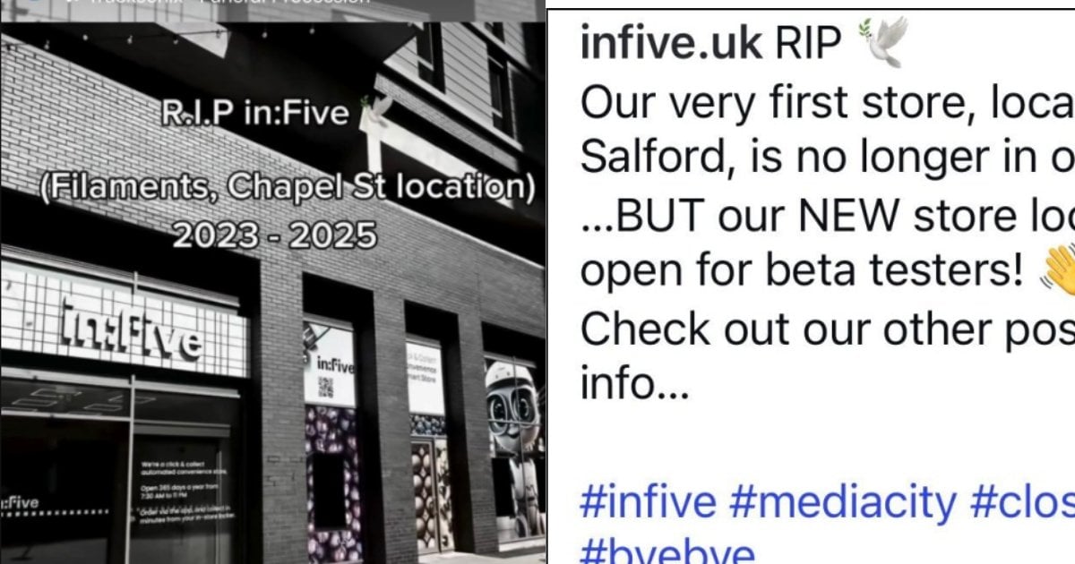 【出海受挫】HKTVmall曼城無人店結業 IG貼「R.I.P.」自嘲 全英僅餘一店試業