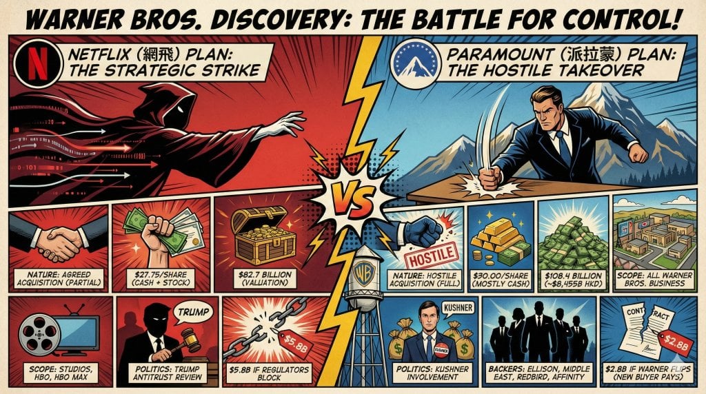 派拉蒙 華納兄弟 (圖片來源:資料圖片)