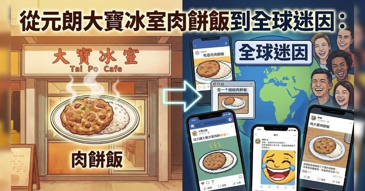 【營銷拆解】從元朗大寶冰室肉餅飯到全球迷因：一場荒謬而成功的病毒式傳播實驗