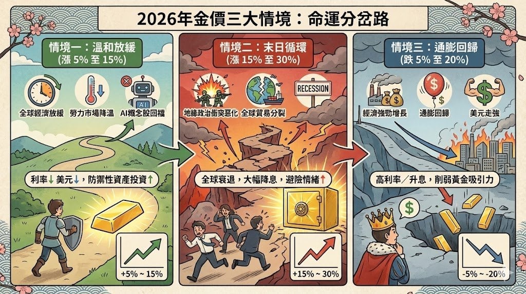 【金價展望】世界黃金協會：2026年最牛看漲30% 惟特朗普政策或致大跌