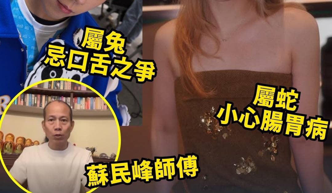 蘇民峰屬兔/龍/蛇生肖運程2026｜馬年屬兔桃花旺、屬蛇運勢回穩