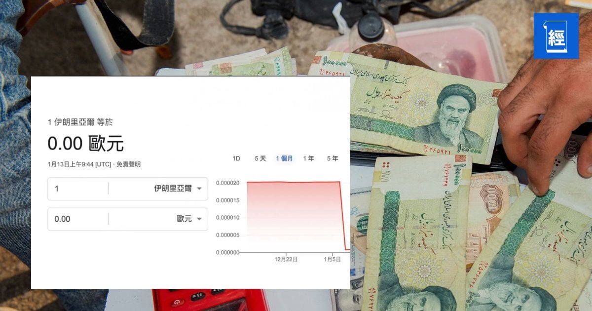 【貨幣末日】伊朗里亞爾黑市跌至「近乎歸零」 全國示威兩周爆鎮壓 通脹逾 40% 恐釀政局崩潰