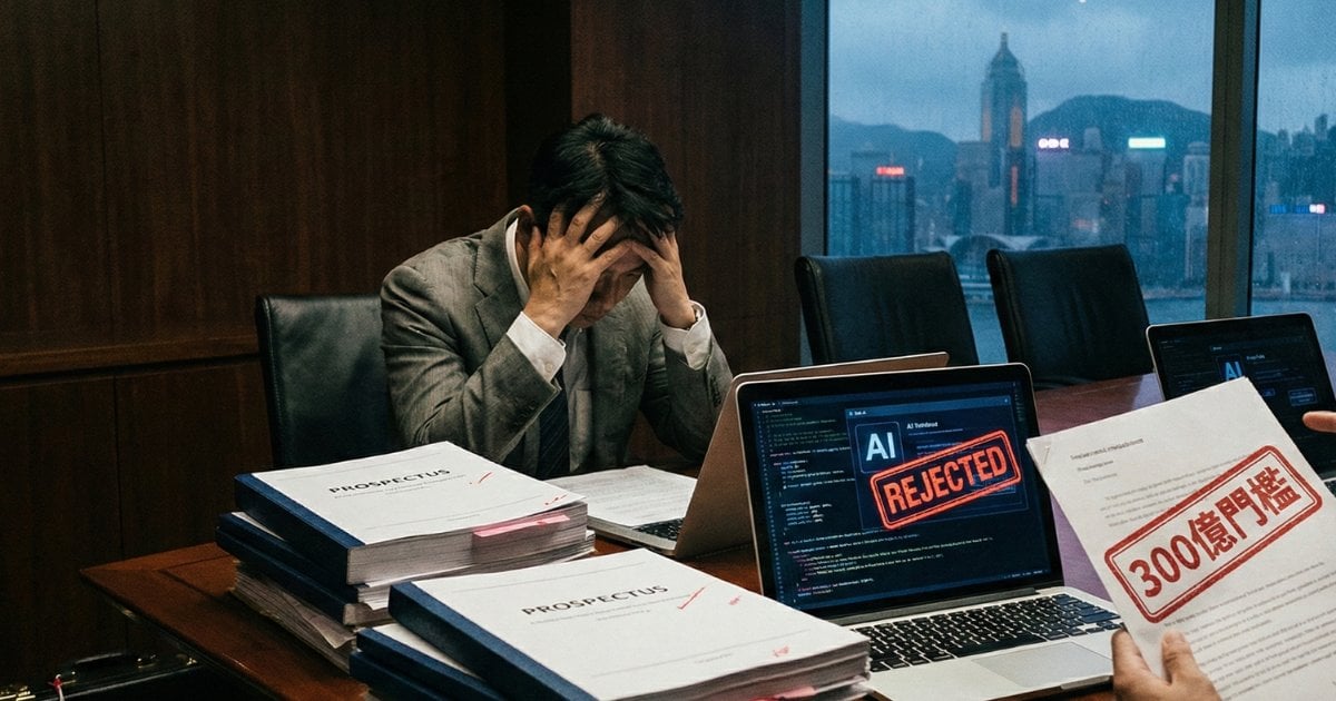 傳中證監設300億門檻嚴打劣質IPO！揭投行用AI寫招股書、留「白卷」博過關 港交所拒收貨