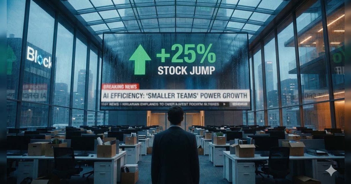 AI裁員潮大爆發！支付巨頭Block狠裁4,000人 JackDorsey：AI讓「小團隊」更有威力 股價應聲暴漲25%