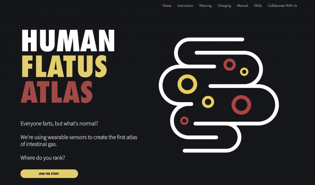 智能內褲 放屁 (圖片來源:https://www.flatus.info/)