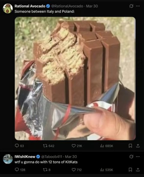 kitkat 12噸 (圖片來源:資料圖片)