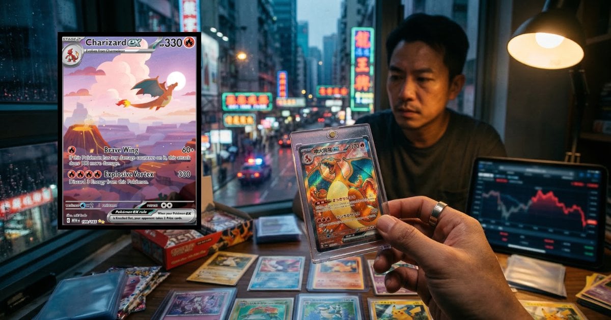 一張「噴火龍」兩周價格翻倍 傳聞絕版引發 FOMO 拆解寶可夢 151 系列孰真孰假財技