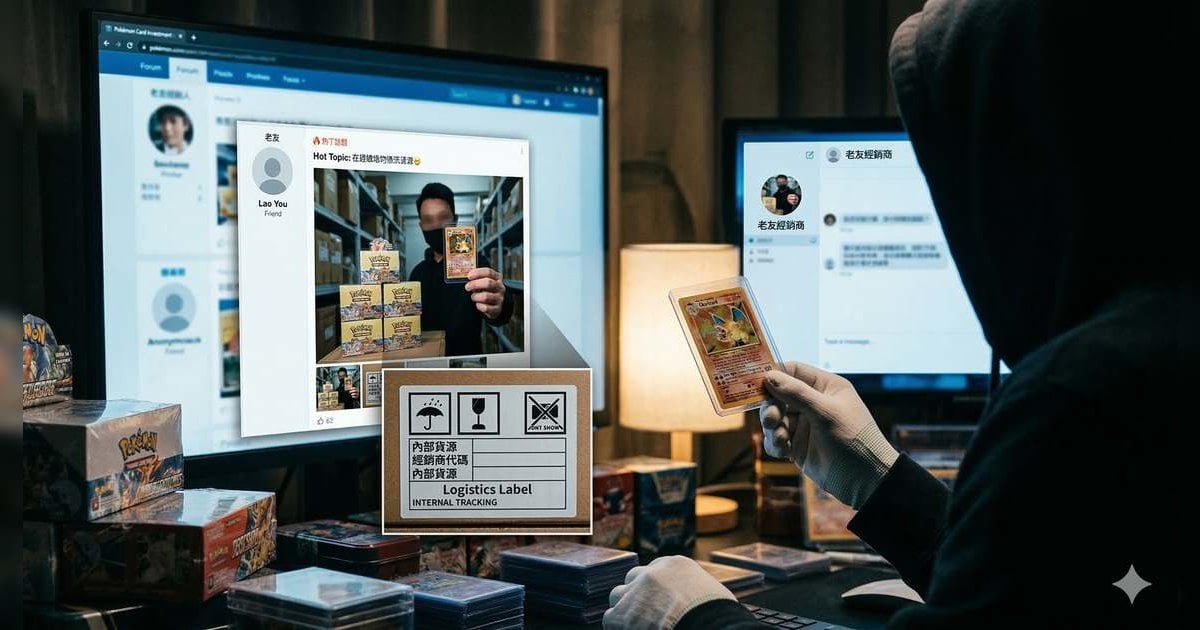Pokémon卡論壇熱話 發帖者炫耀識人做經銷商攞內部貨即斷正 網民：「你老友份工凍過水。」