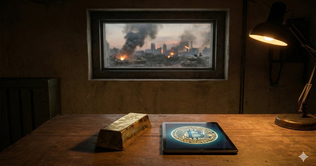 比特幣與黃金 戰火下相形見絀︳凍鏈茶專欄