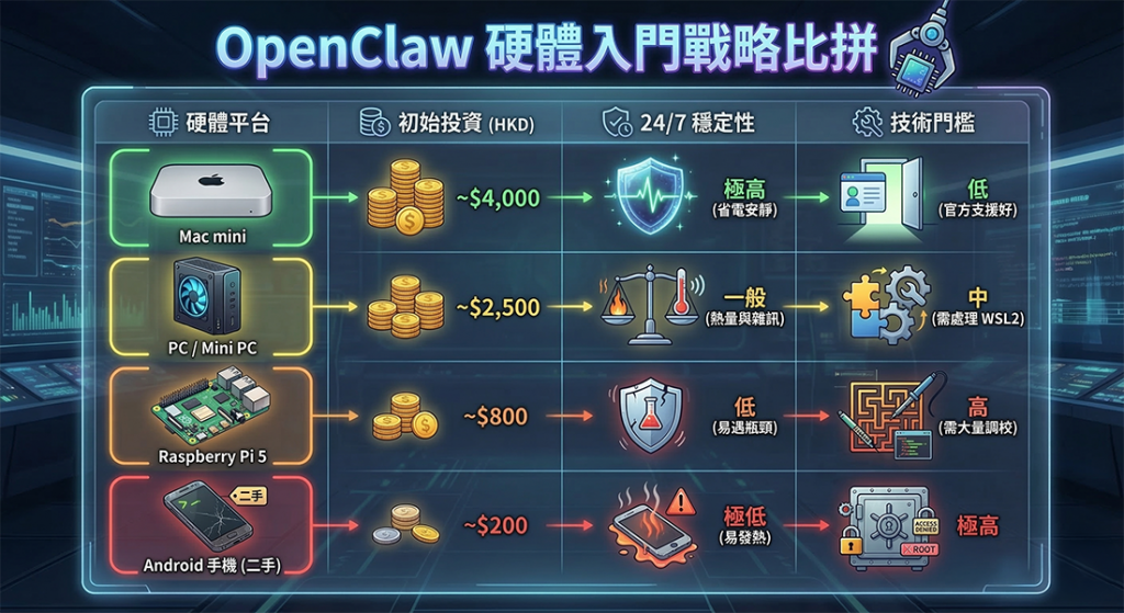 呢啲真係免費睇得㗎？史上超超超詳細 OpenClaw 避坑教學 必睇硬件與保命指南