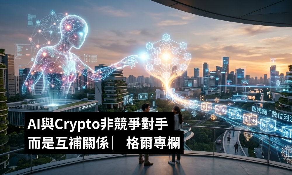 AI與Crypto非競爭對手 而是互補關係︳格爾專欄