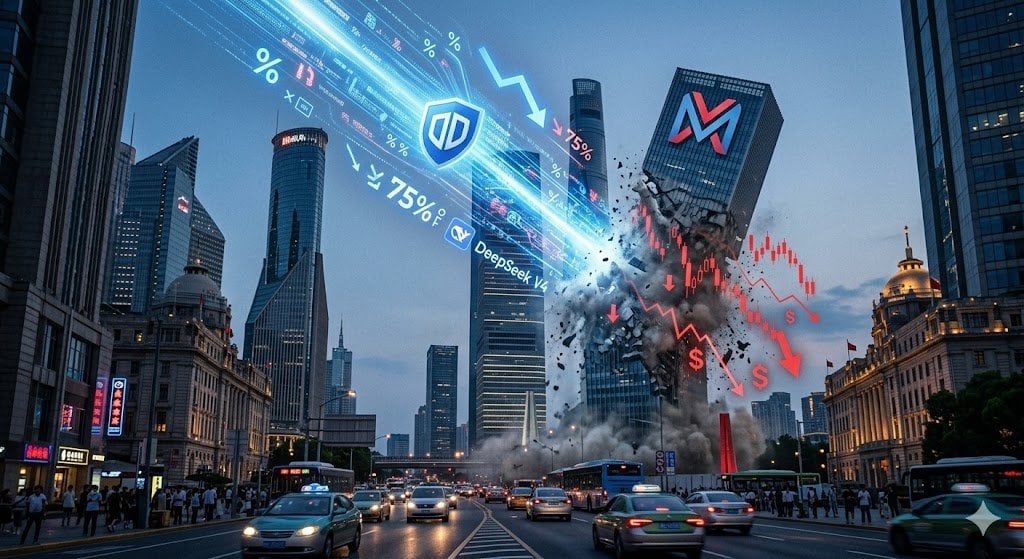 【含Token成本對照表】DeepSeek V4 新模型突襲降價 75%  同業 MiniMax 股價連跌三日 累挫逾一成