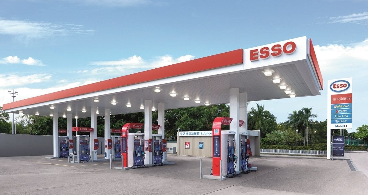 1926年九龍開業   彭博：Esso 傳撤出香港市場  埃克森美孚尋求47 億出售 39 間油站