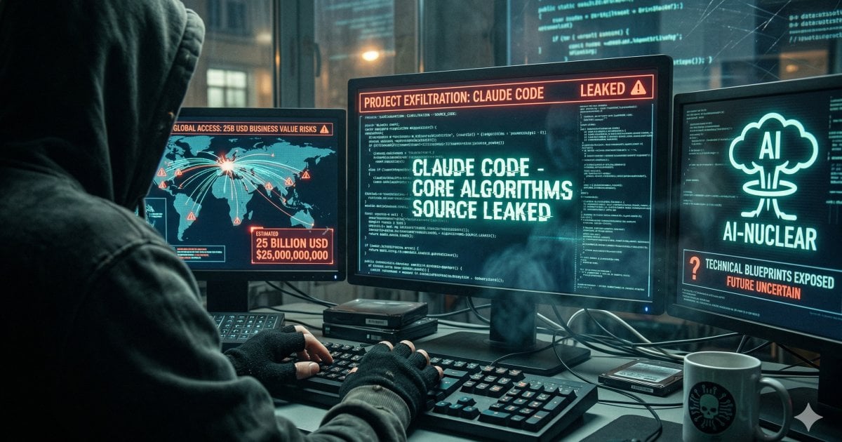 【AI 核彈】Claude Code原始碼大洩漏 250 億美元商機危在旦夕 技術藍圖被全球看光光 未來點算