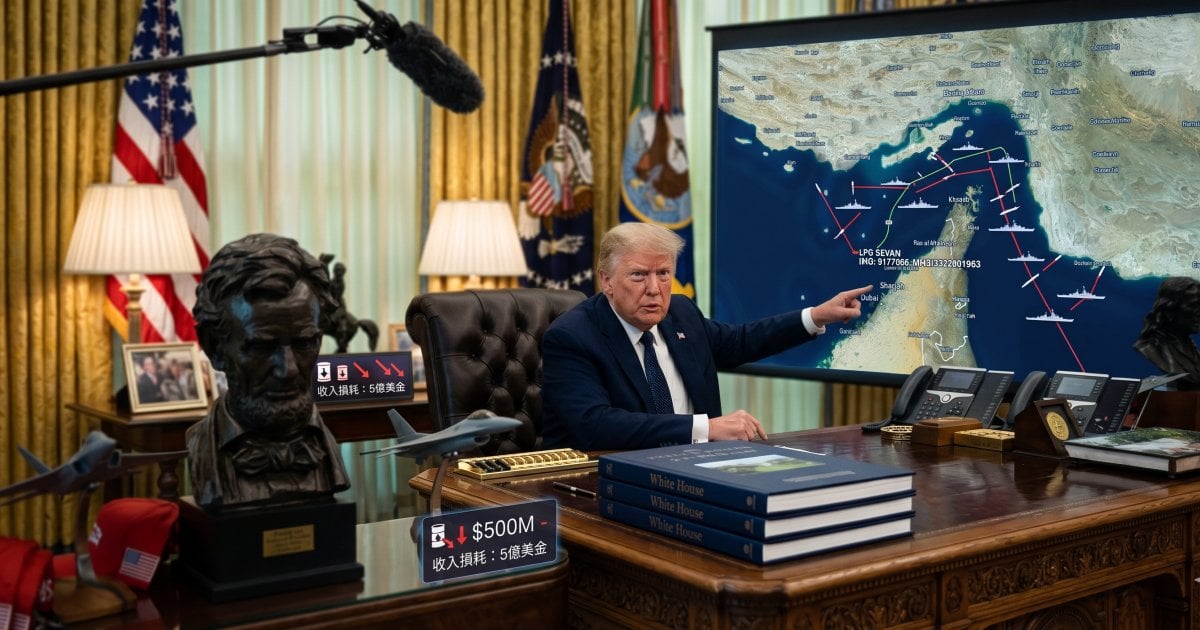 特朗普：伊朗軍隊已被「徹底抹除」 寧損 5 億美金石油收入 堅持封鎖海峽至達成完美協議