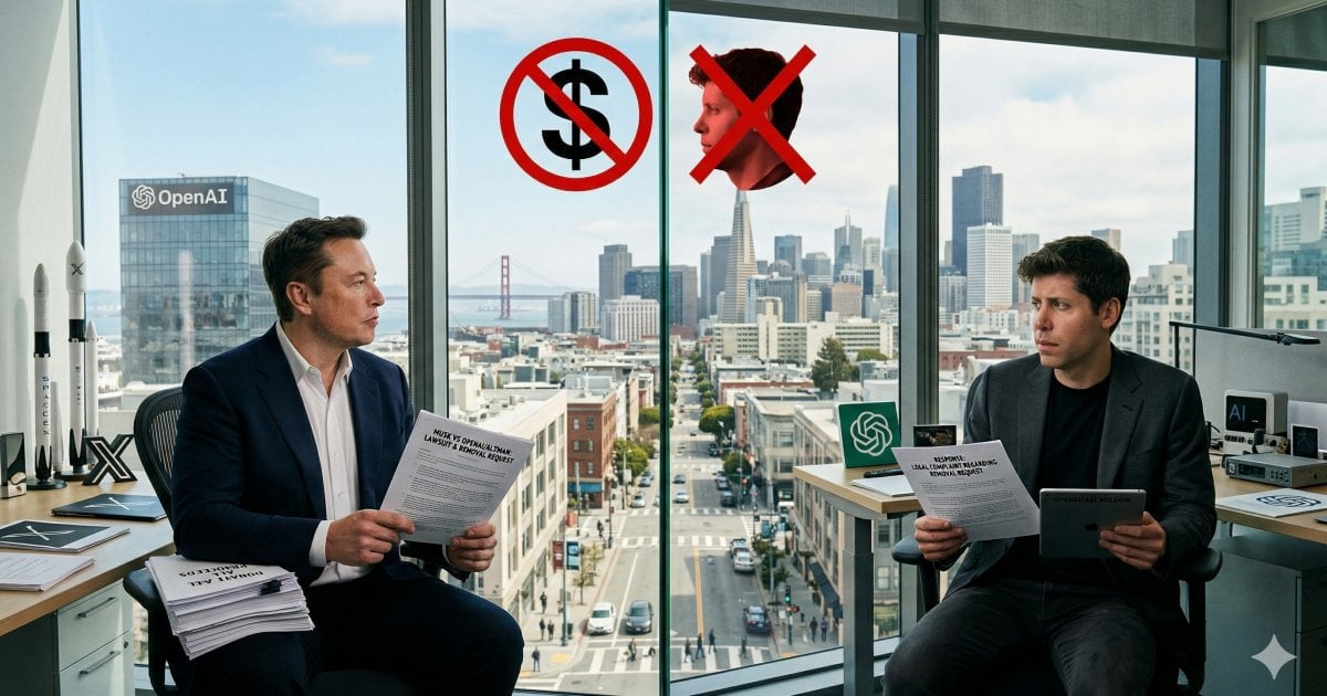 【錢唔係重點】馬斯克訴訟OpenAI 要求撤換阿爾特曼 直指索償千億會全數捐出