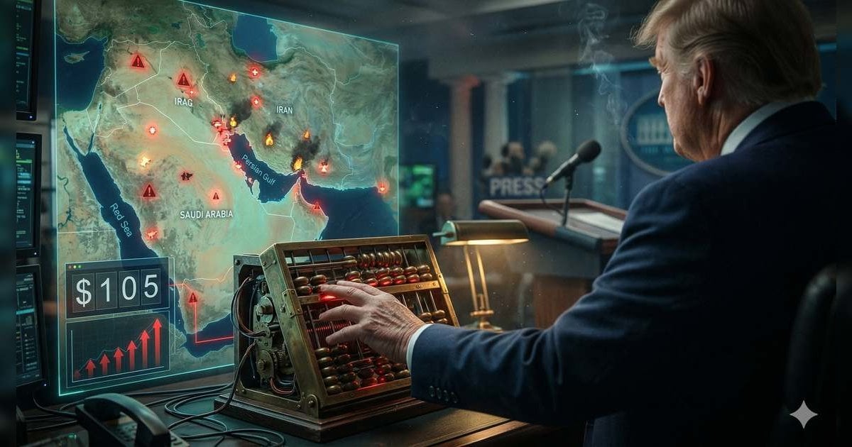 特朗普全國講話向中東撥火 布油重返 105 美元 拋棄霍峽  趁機推銷美國石油