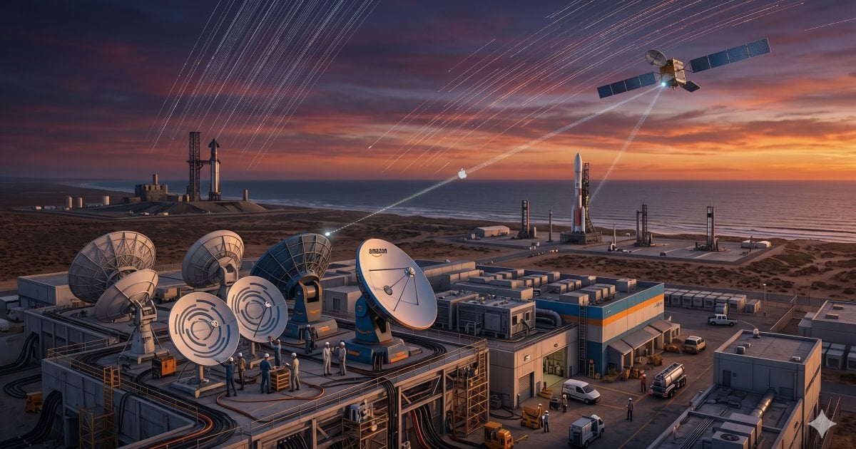 亞馬遜 900 億跨入太空 收購 Globalstar 聯手 Apple 挑戰 SpaceX