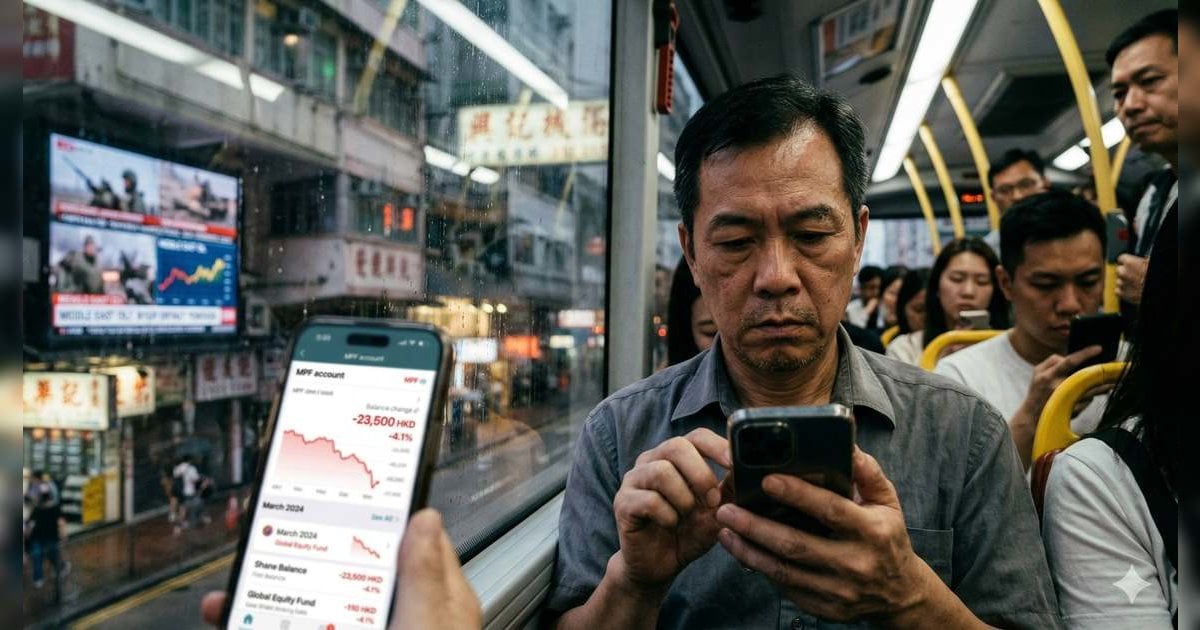 強積金 3 月見紅人均慘蝕逾 2 萬 中東戰火如何拖累 MPF 創紀錄單月虧損