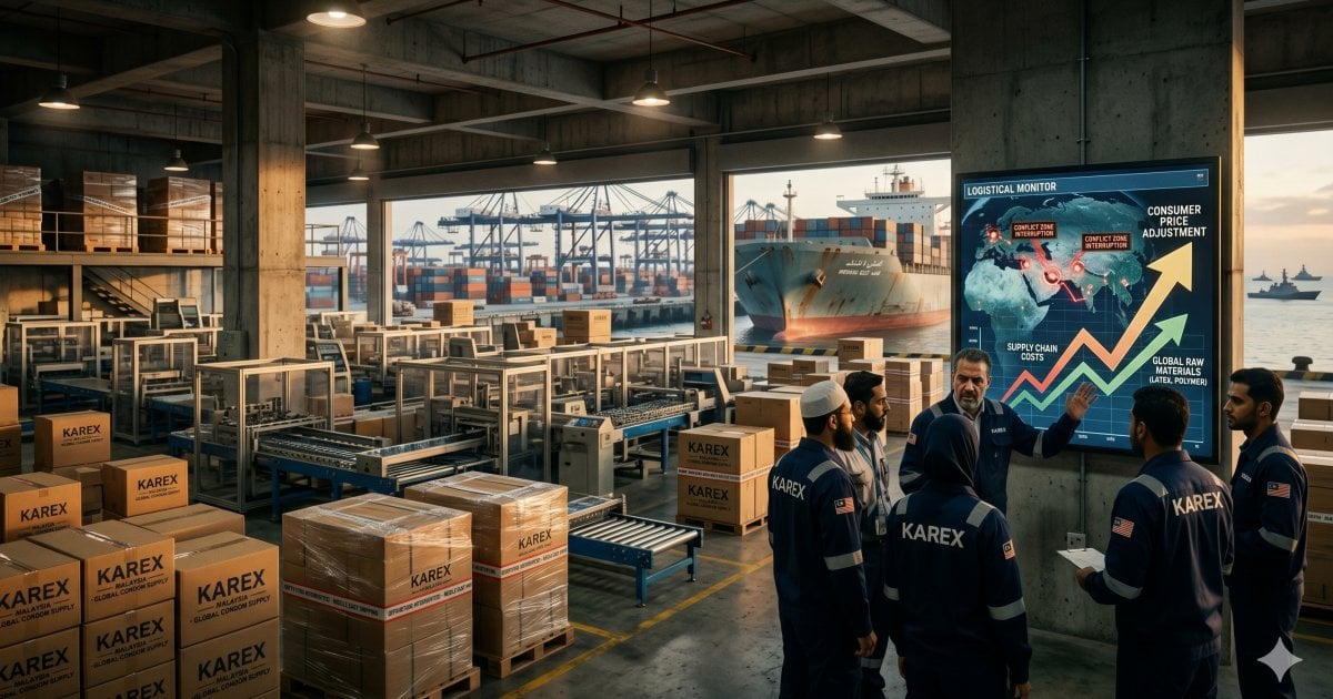 【地緣代價】伊朗衝突衝擊供應鏈 全球最大避孕套商 Karex 宣佈將加價：成本被迫轉嫁消費者