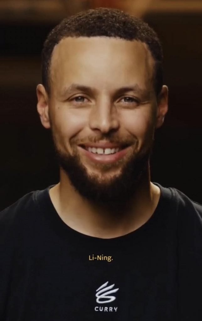 stephencurry 李寧 (圖片來源:Stephen Curry)