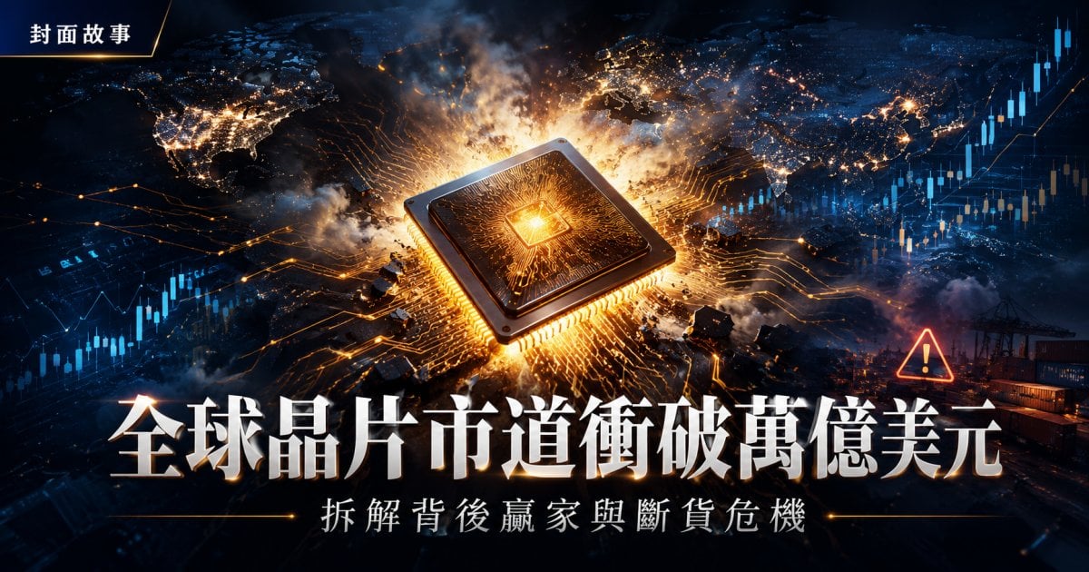 全球晶片市道衝破萬億美元 拆解背後贏家與斷貨危機︳封面故事
