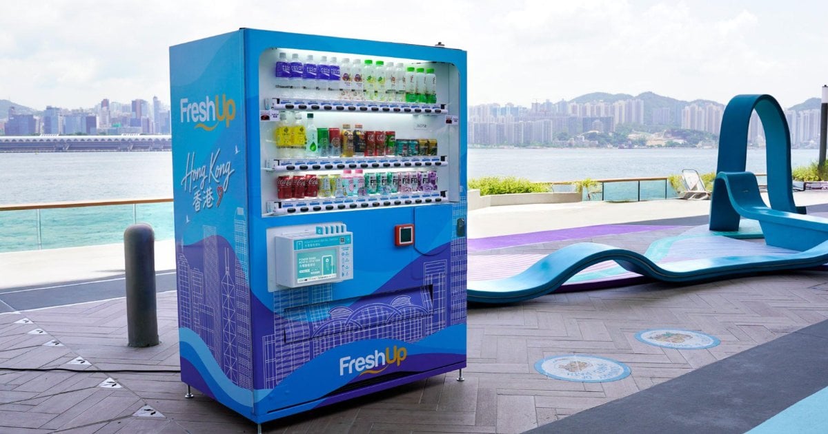 智慧城市新便民｜CHARGESPOT攜手FreshUp推全港首個「售賣機充電網絡」 買嘢飲同時租Power Bank
