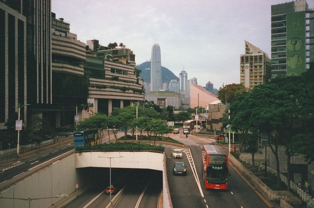 香港隧道收費 過海隧道入口車流