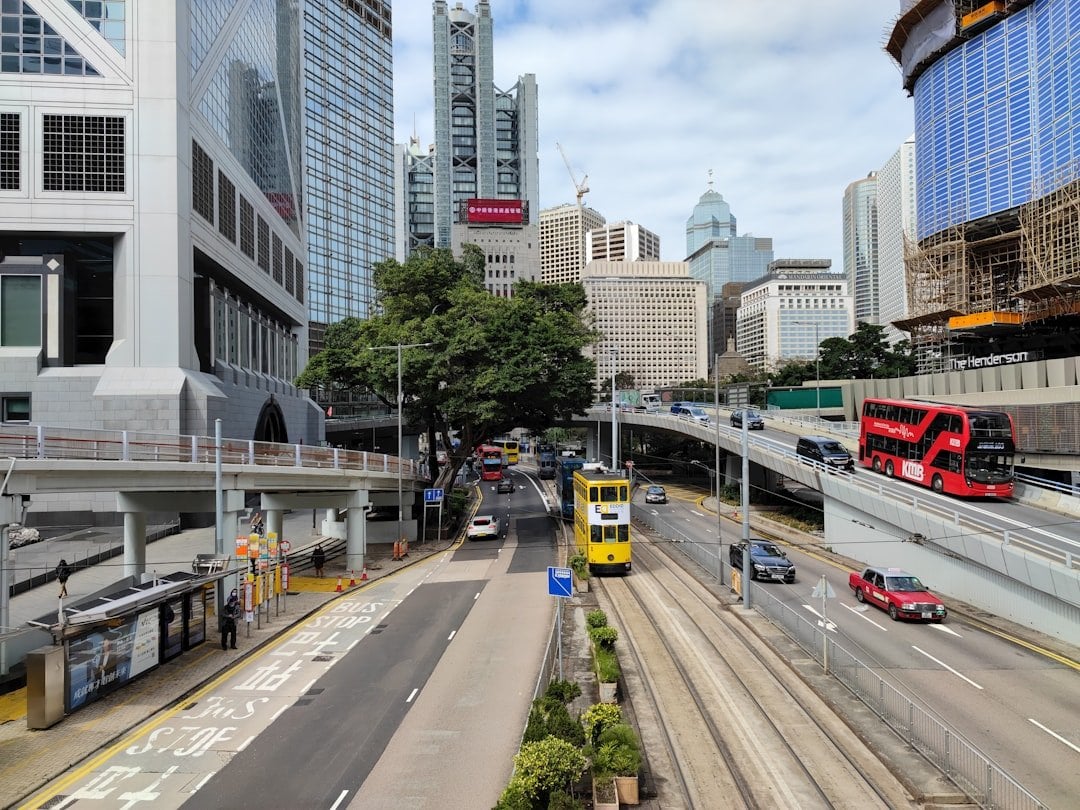 香港隧道收費 中環的士巴士電車