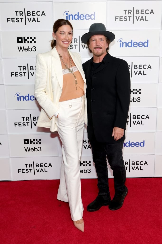 most rare Jill and Eddie Vedder, founders of EB Research Partnership.(圖片來源:Getty Images photo)