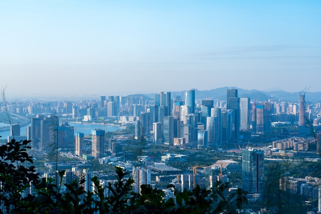 香港人深圳醫保-深圳前海自貿區日景