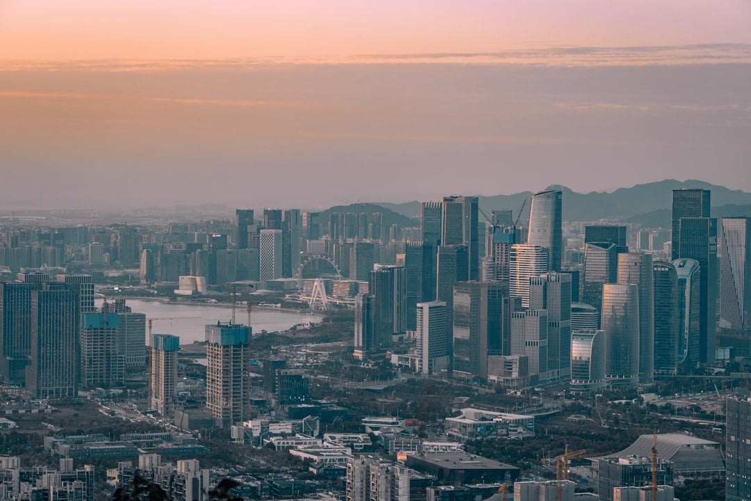 深圳醫保報銷流程-深圳前海自貿區日落景致