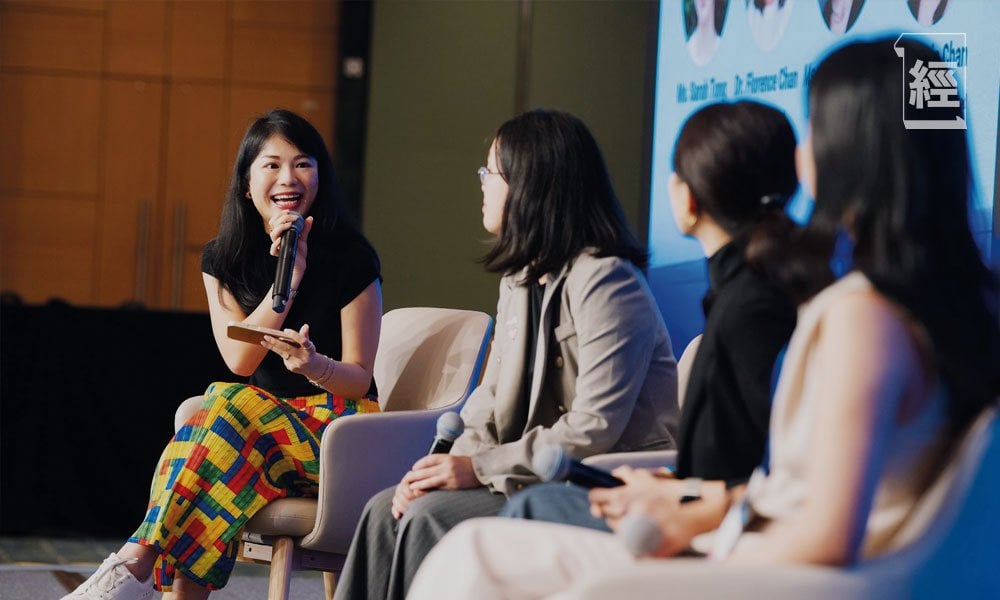 theleapfest2026 AI Founders Roundtable Club共同創辦人Sarah Tong(圖片來源:經一編輯部)