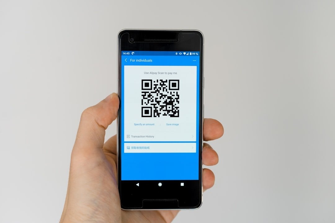 AlipayHK 電子錢包教學 手機 QR Code 付款示意圖