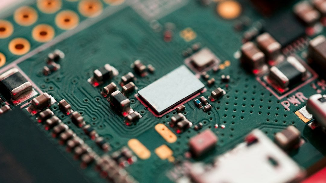 SK Hynix 記憶體晶片特寫