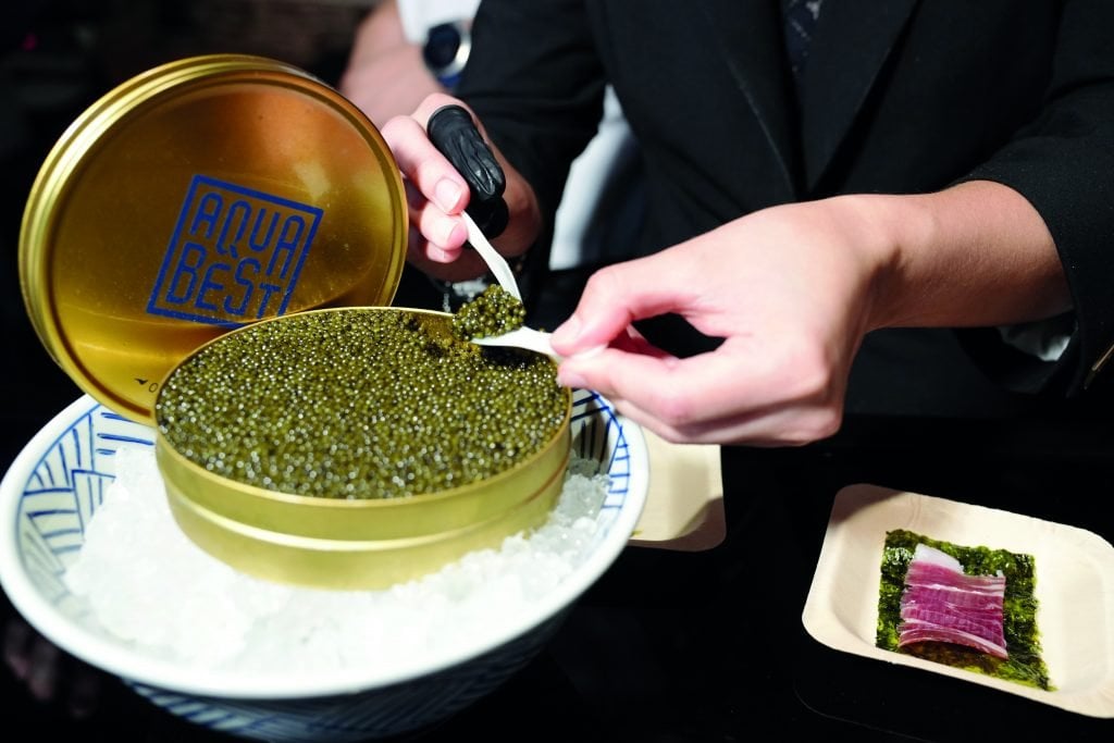 caviar is The number one rule, said Ariana Aimani, director of strategic partnerships at premium brand Paramount Caviar, is that caviar shouldn't taste or smell fishy.(圖片來源:(Photo by Jared Siskin/Getty Images for Eater))